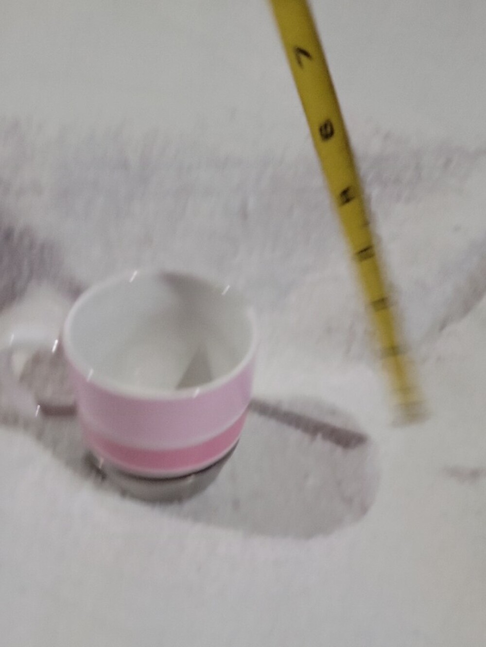 Starbucks Pink and White Ceramic Mug with Stainless Accent 2007- 20oz - Picture 6 of 6